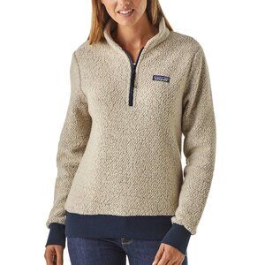 Patagonia Woolyester Half Zip Jacket Neutral Vintage Rare Tan Size Medium